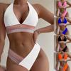 Women's Summer Swimwear Bikini Sexy High Waisted Swimwear Beach Swimwear