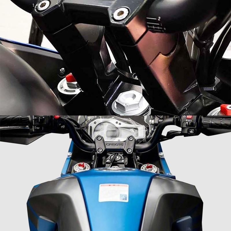 Handlebar Riser Clamp CF Moto 650MT Aluminum Alloy Black