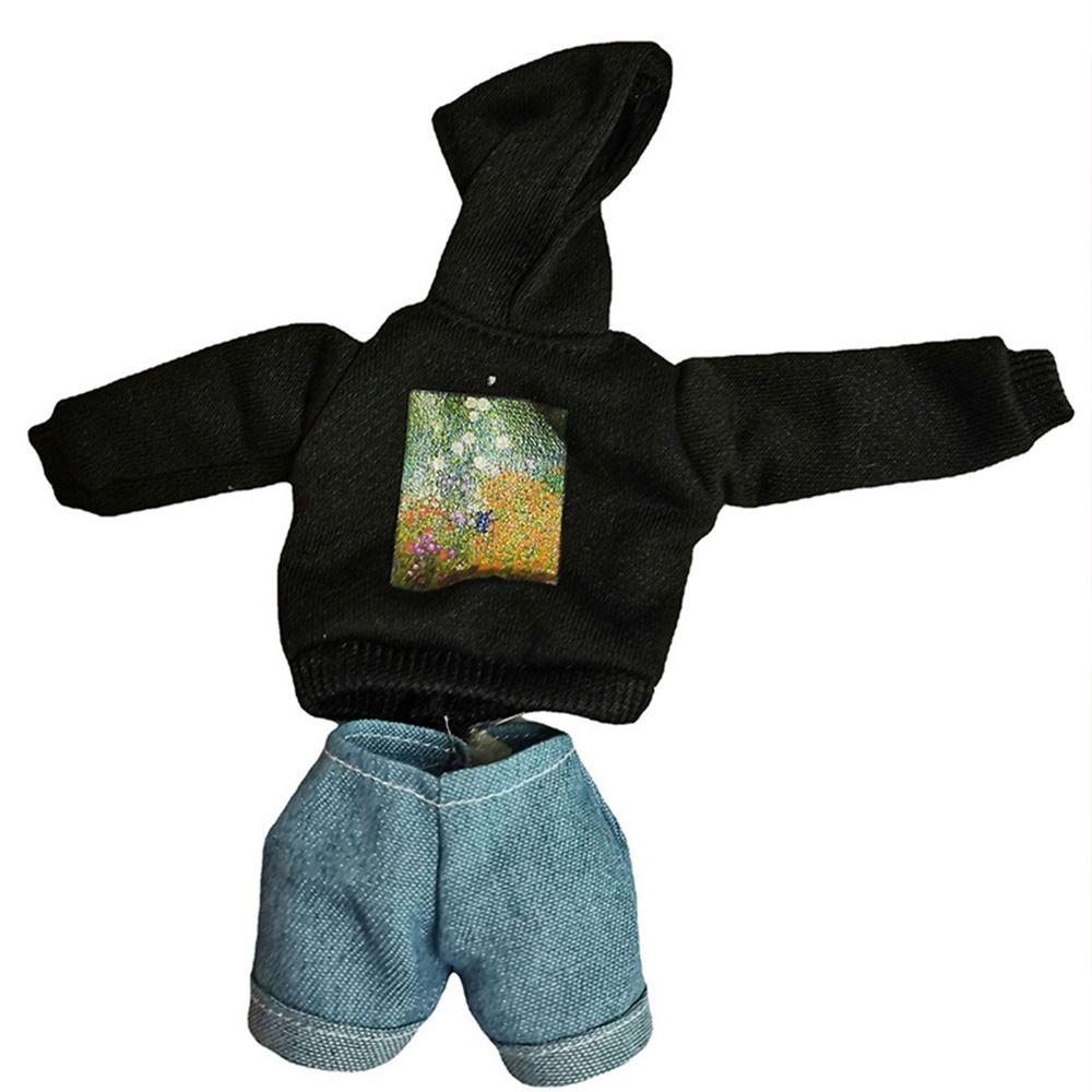Gift Toys Kids Toy Top 1/6 Dolls Clothes Doll Sweatshirt Outfits Doll Shorts Skirt Handmade Hoodies