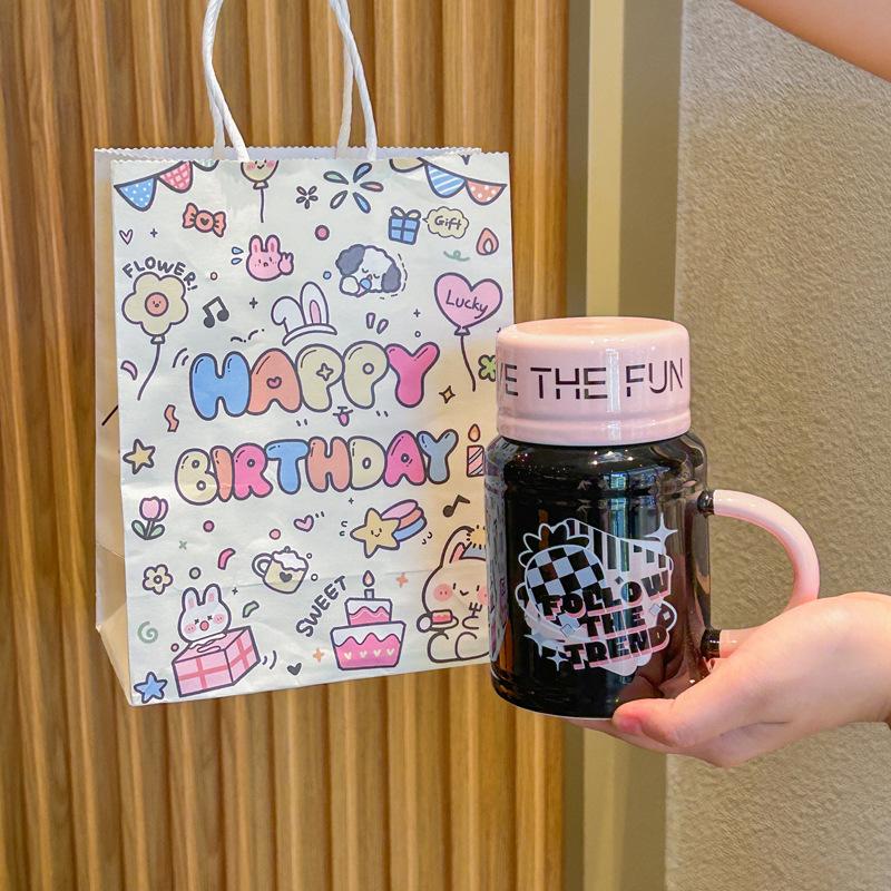 A High Value Cartoon Kettle for A Girl's Best Friend's Birthday Gift Practical Ceramic Mug Souvenir Gift Box