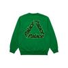 Palace Alphabet Logo Pattern Crew Neck Sweatshirt Unisex Tops Green P20CS011