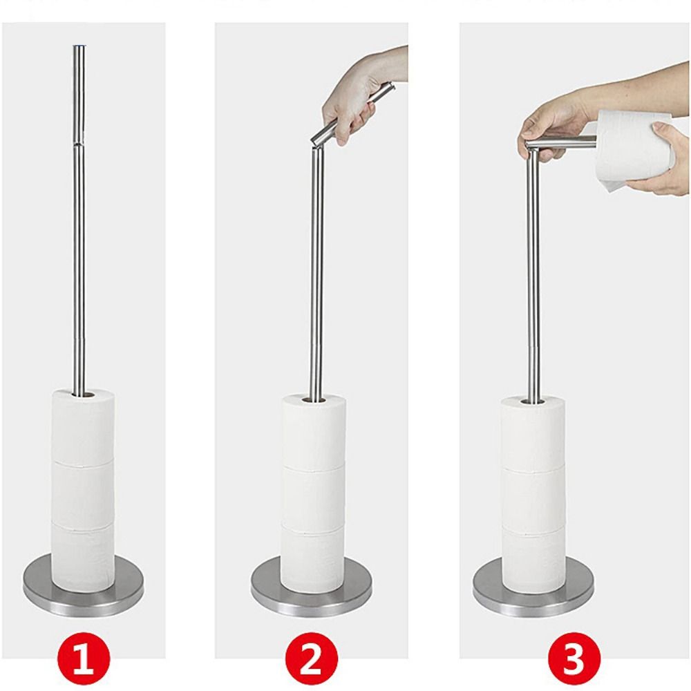 Напольный держатель для туалетной бумаги, устойчивое основание, напольная стойка для рулонов бумаги, хранение бумаги
