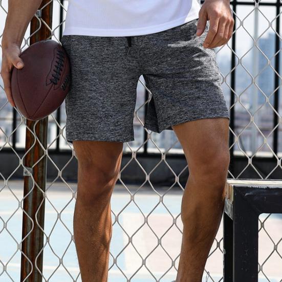 Knee Length Drawstring Stylish Loose Fashion Street Wear Men Running Short Pants
