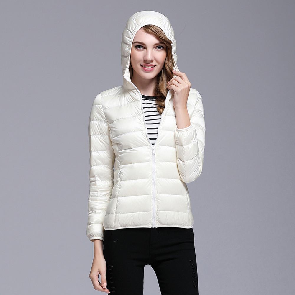 Down Jacket Women Coat Autumn Winter Spring Jackets for Warm Quilted Parka Ladies and Light 2022 Female Ultralight Hooded