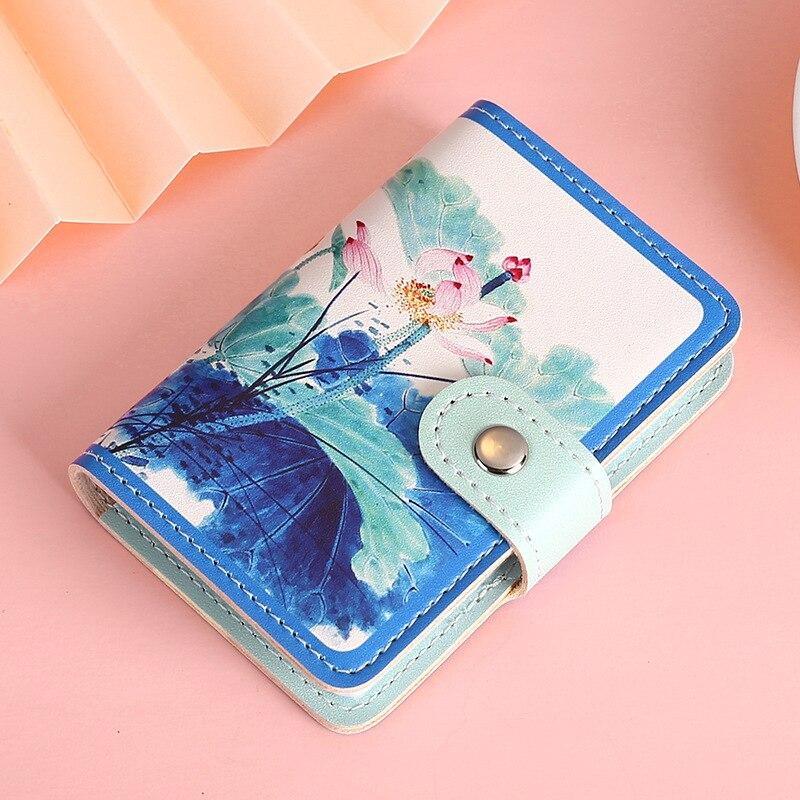 Chinese Card Bags ID Bus Credit Cards Holders Women's Fashion Coin Wallets Storsge Bags Organizer Business Bank Card Cover Case KTY