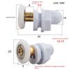 Brass Sliding Door Wheel Replacement Parts Sliding Roller New Shower Door Rollers  Bathtub