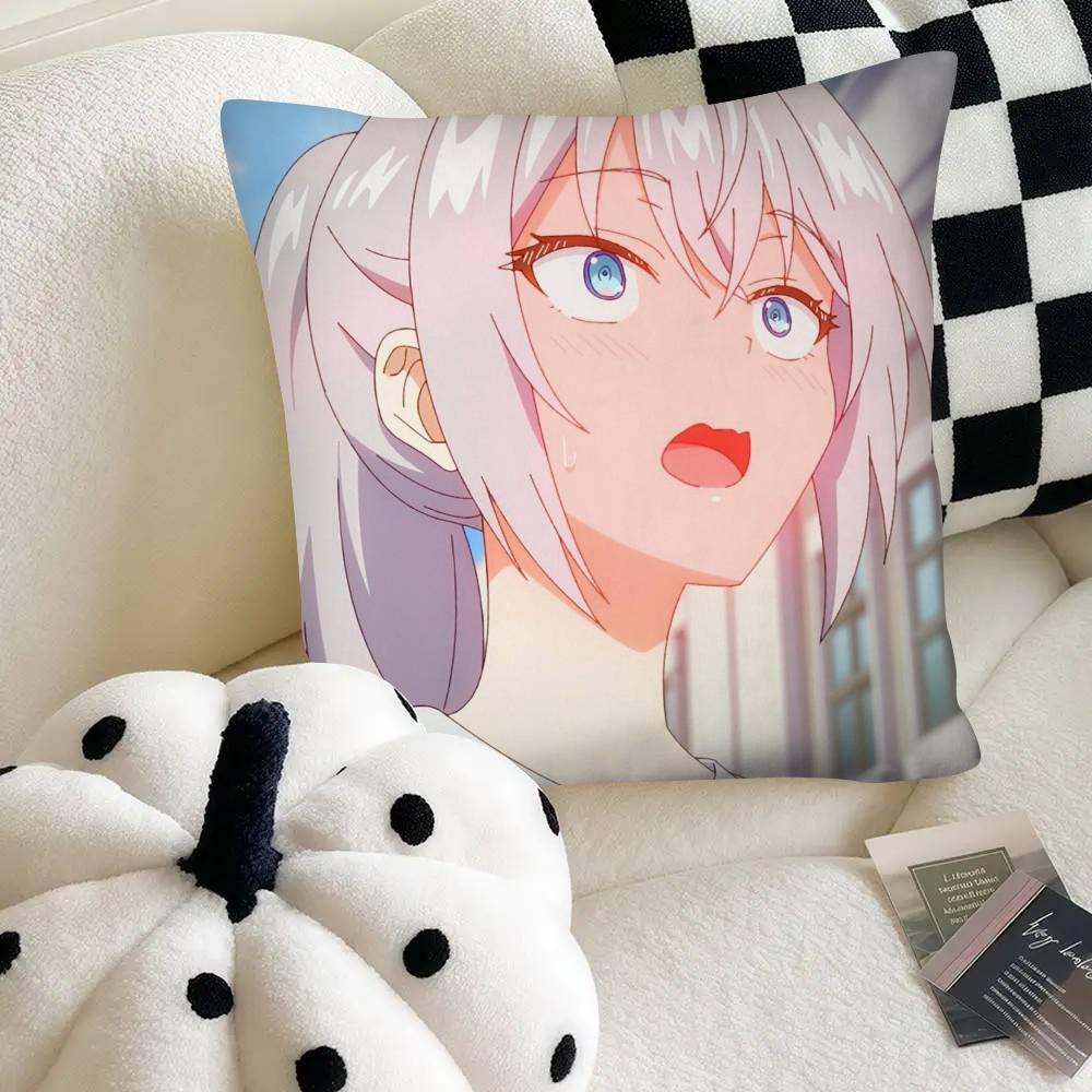 Popular Anime Keijo Pillow Case Fashion Square Pillowcase Bedroom Sofa Room Ins Decoration Leisure