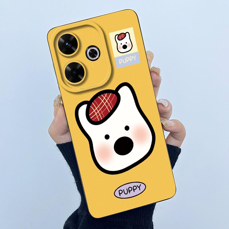 Case For Xiaomi Poco M6 4G Redmi 13 4G 13 5G Cute Panda Sweet Girls Cats Silicone Soft Back Cover Bumper Slim Protective Casing