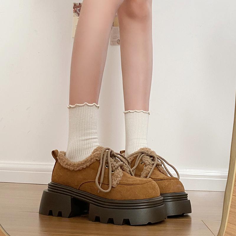 Модная женская обувь на толстом каблуке, осенняя новинка, с круглым носком, глубоким вырезом, передним ремешком, толстой подошвой, нескользящая, износостойкая, низкая обувь