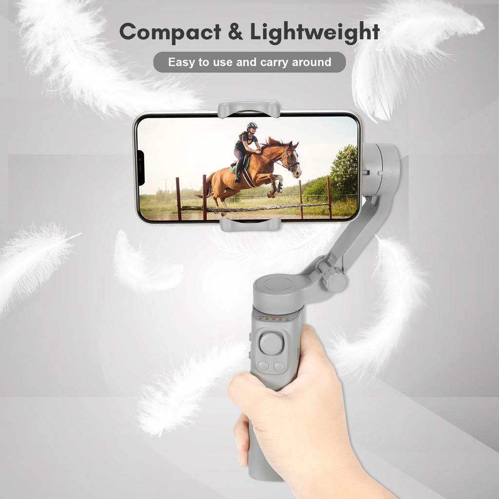Складной стабилизатор подвеса для смартфона, 3-осевой стабилизатор для телефона, стабилизатор для видеоблога с защитой от сотрясений
