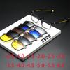2508 Magnetic Prescription Cycling Glasses With 5 Sunglasses Clipe  Anti-Slip And Adjustable Legs Tr Frame -0.5 -1.0 -2 To -6