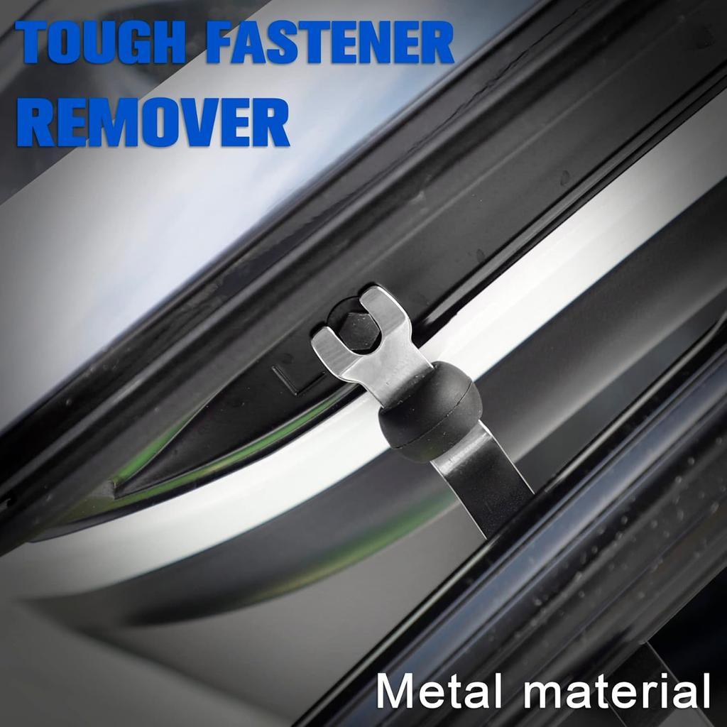 Набор инструментов для снятия обшивки LivTee, набор рычажных инструментов для снятия клипс и фиксаторов, 100 шт. фиксаторов бампера, пластиковых автомобильных заклепок, толкателей