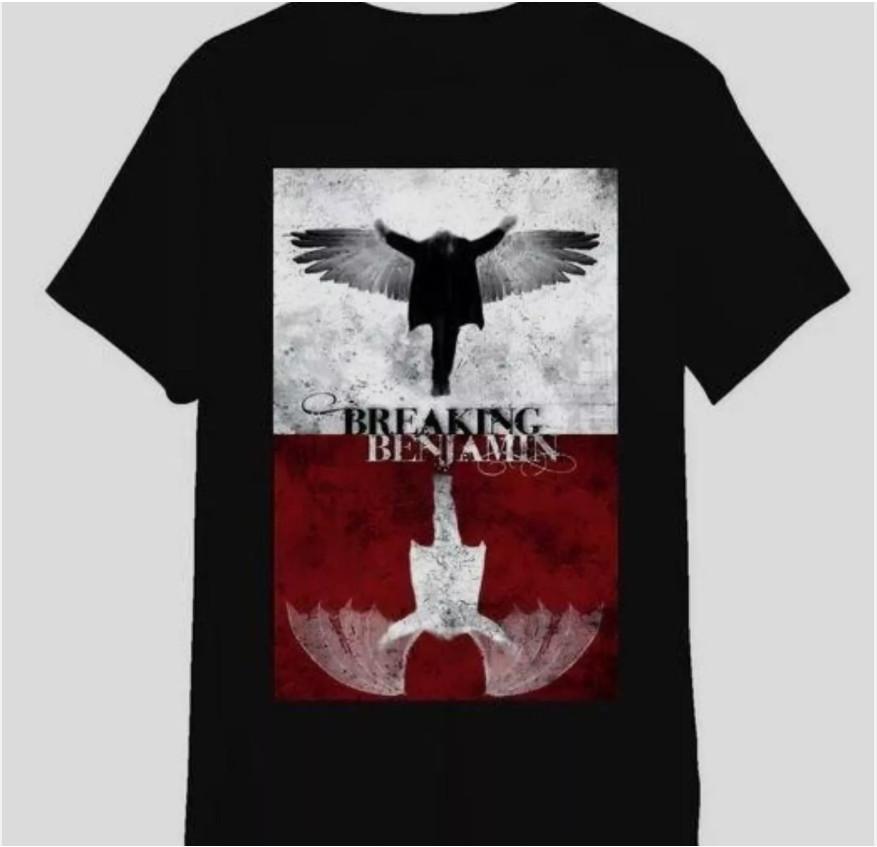 HOT New Breaking Benjamin TShirt Gift For Fans All Size S5XL 2025 Tour Unisex T-Shirt