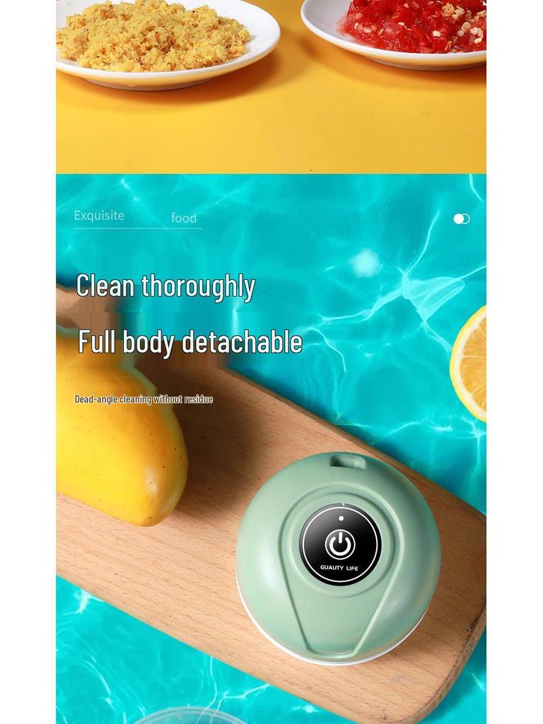 Детский кухонный комбайн: Многофункциональный электрический блендер и мини-измельчитель