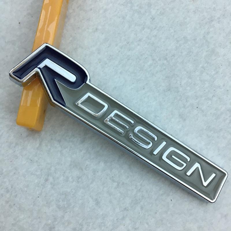 Премиальный 3D Металлический R Design Эмблема-значок с буквой R Наклейка на автомобиль для Volvo Xc60 X