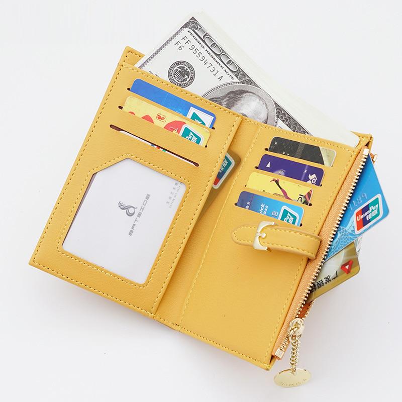 Женский цветной кошелёк с цепочкой