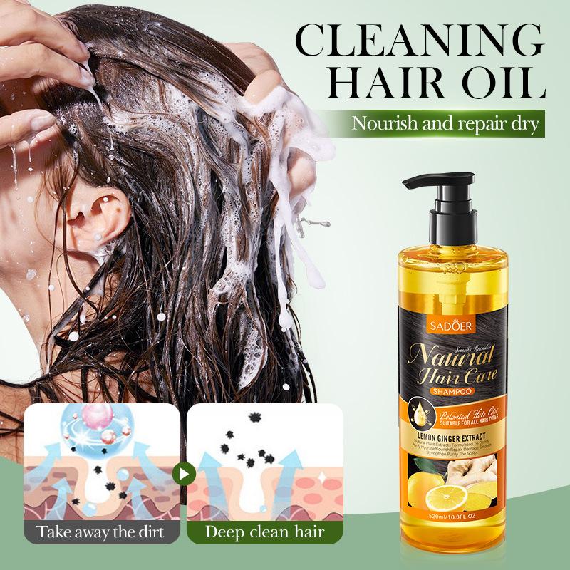 SADOER Lemon Ginger Smooth Nourishing Shampoo Очищающий шампунь для волос