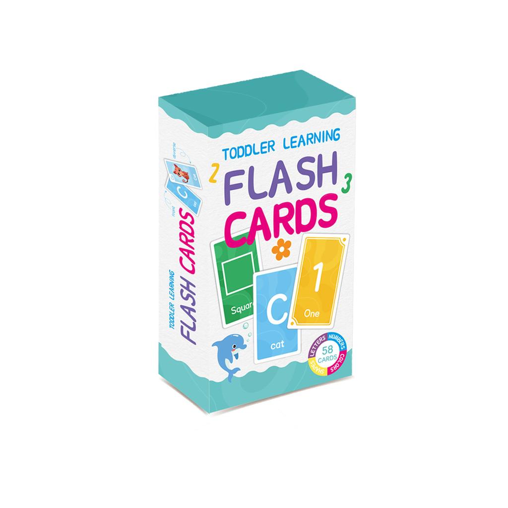 Children's Early Education Teaching Aids Flash Cards, Learning Word Shapes, Colors, Numbers, English Letters Cards