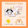 Self-Adhesive Self-Adhesive Wall Decals Waterproof Children's Height Chart  Background Decorative