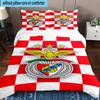 3PCS Football Club Eagle 3pcs Bedding,Including 3PCS Duvet Cover And 2pcs Pillowcases Perfect for Christmas,Ideal for Bedroom, Dormitory