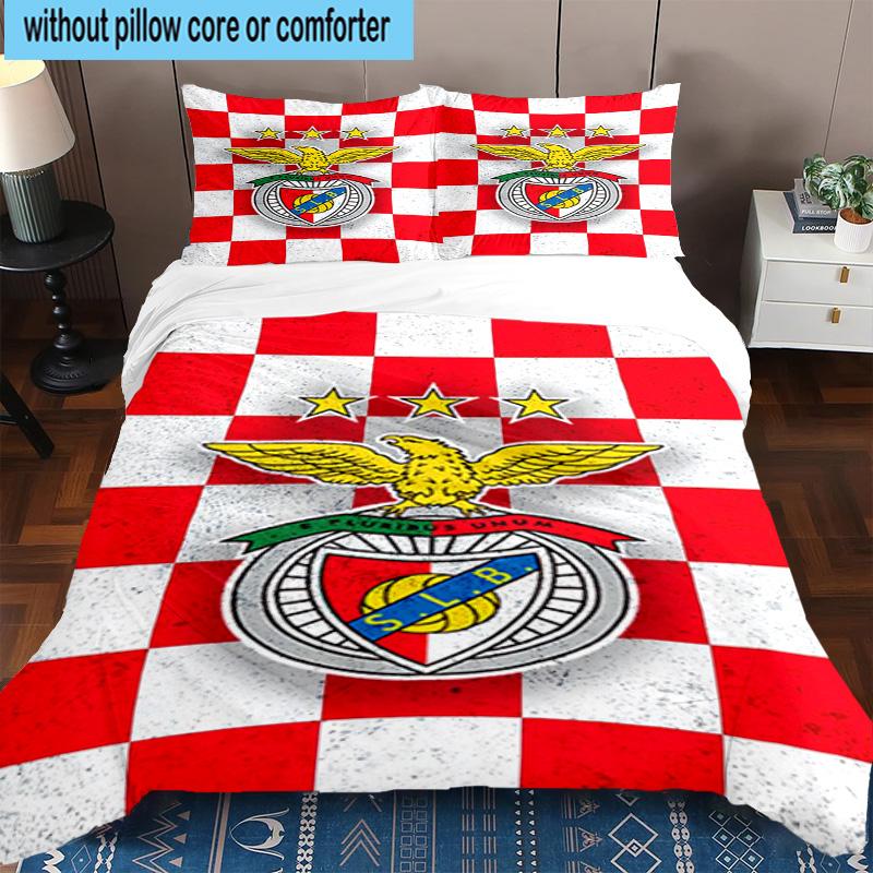 3PCS Football Club Eagle 3pcs Bedding,Including 3PCS Duvet Cover And 2pcs Pillowcases Perfect for Christmas,Ideal for Bedroom, Dormitory