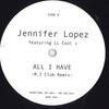 12-дюймовая пластинка ДЖЕННИФЕР ЛОПЕС, LL COOL J - All I Have Club Remix RPRO7165 НЕТ 2003 Неизвестно Рэп и хип-хоп/R&B Б/У