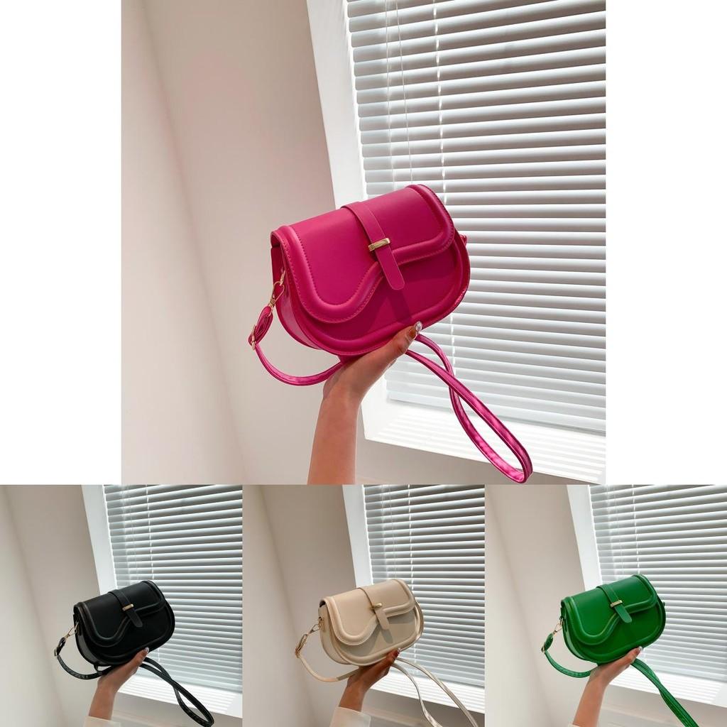 Trendy Stylish Saddle Bag For Women With Chic Minimalist Design And Soft Texture