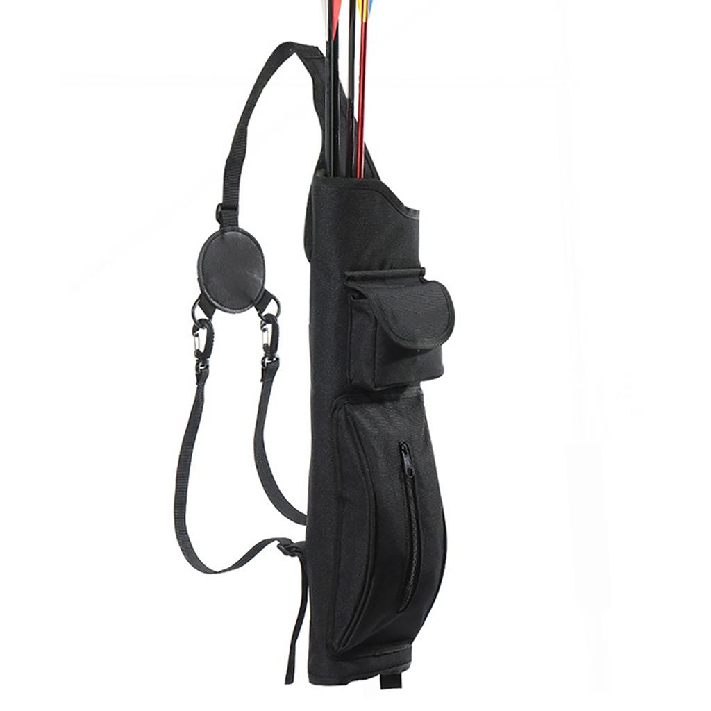 Universal Carbon Glass Fiber Arrows Case Canvas Quiver Backpack Type Dorlach Shooting Accessory