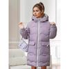 Пуховик женский средней длины корейский стиль свободный зимнее пальто утолщенная хлопковая куртка пальто хлопковая куртка модная