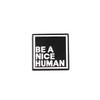 Brooch, geometric English post-it notes, advice to be a good person pin