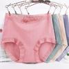 Women's Plus Size High Waisted Lace Middle Aged Mom Panties