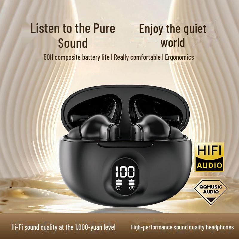 "895B TWS Bluetooth Спортивная гарнитура с цифровым дисплеем и шумоподавлением"