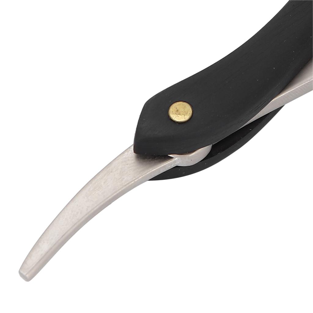 Мужская опасная бритва из цинкового сплава с деревянной ручкой для парикмахера, для дома (без лезвия)