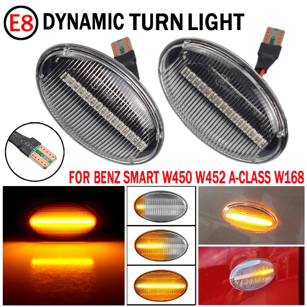 LED Turn Signal Repeater Lamp Dynamic Side Marker Light for Smart W450 W452 Mercedes Benz A-Class W168 Vito W639 W447 Citan