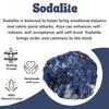 Sodalite Blue Natural Rough Crystal Stone for Reiki Healing and Crystal Healing Stone, Sodalite Gemstone Rough