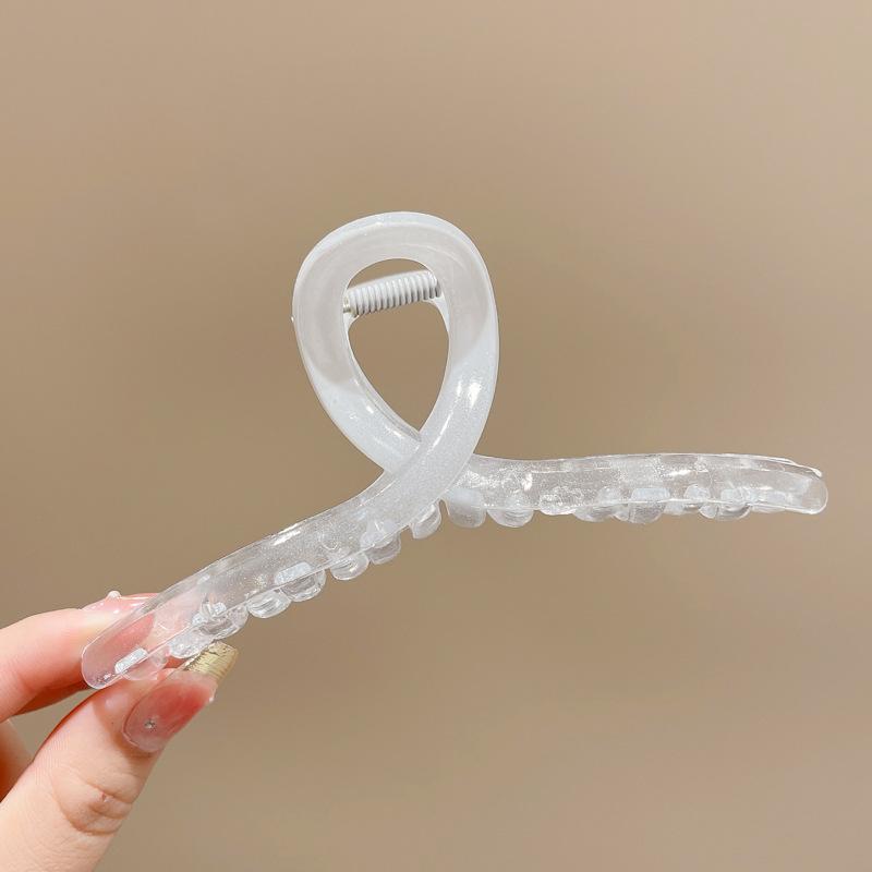 New Women Fashion Metal Geometric Hair Clips Claw Clip Large Acrylic Hair Clip Headband Hairpin Hair Crab Hair Accessories