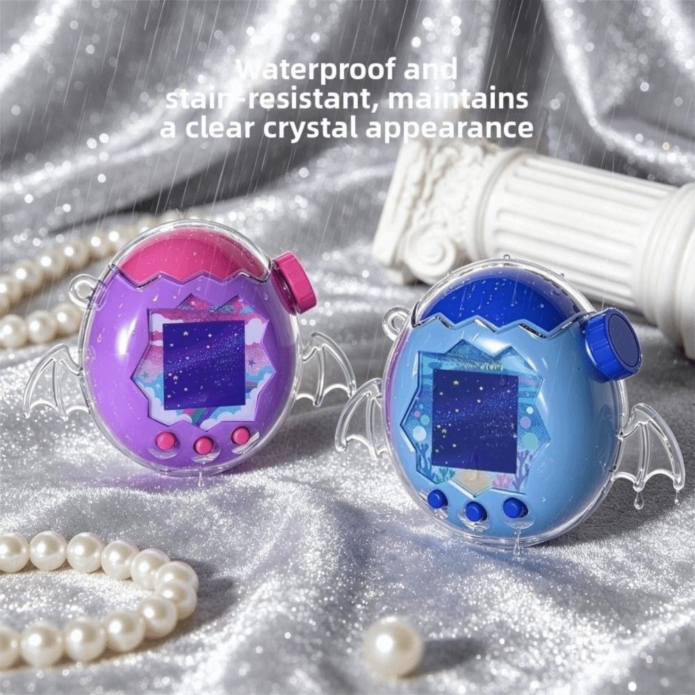 Clear Hard Cover Skin with Wings Replacement Shell for Tamagotchi Paradise Accessories