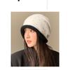 Женская свободная шапка-бини S, теплая, ветрозащитная, корейский стиль, повседневная, для холодной погоды