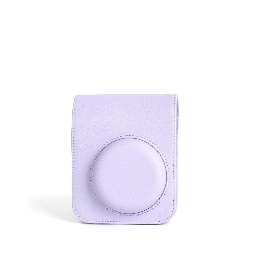 Чехол для камеры Instax Mini 12, мягкий защитный чехол из искусственной кожи, дорожная сумка для пленочной камеры Fujifilm, сумка с плечевым ремнем