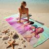 Pastel Vibes Stylish Digital Printing Beach Towel Quick‑Drying Absorbent Blanket for Beach Pool Gym Travel