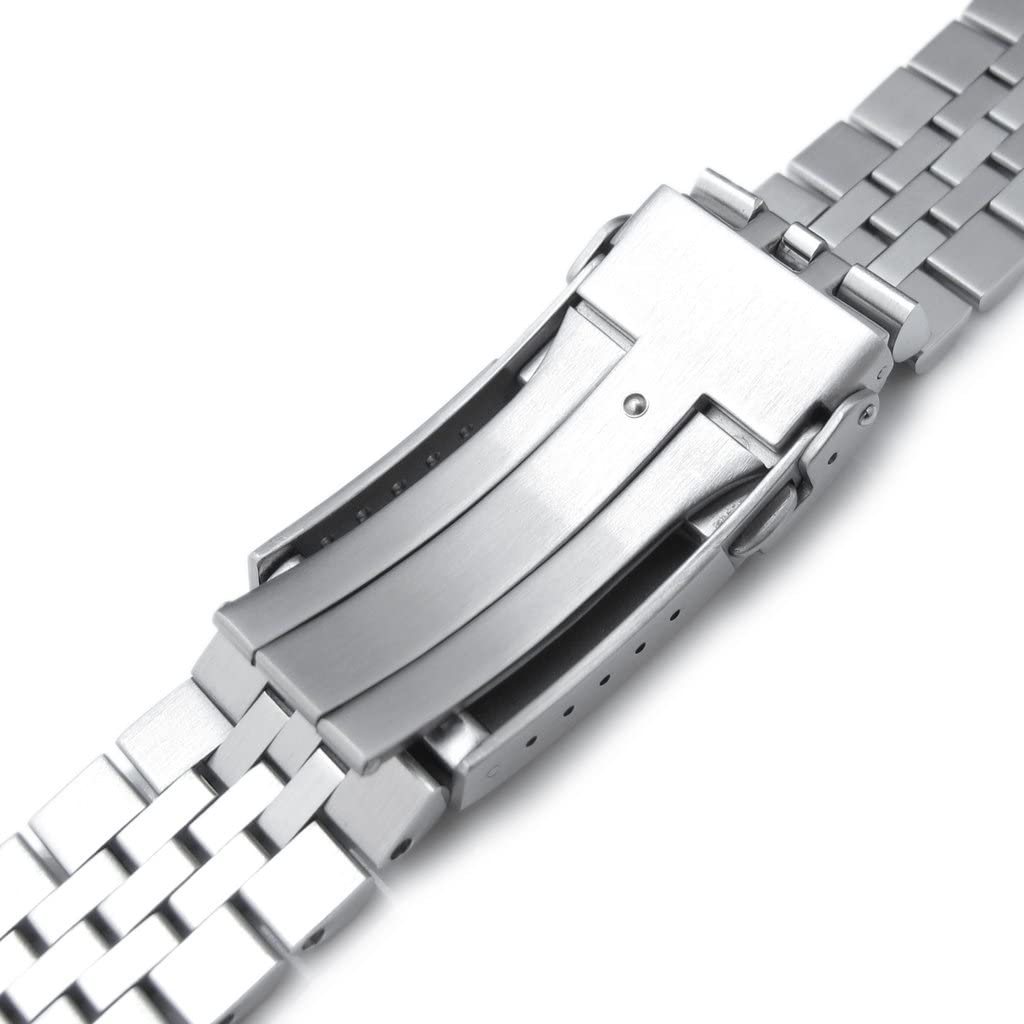 Металлический ремешок для часов 22 мм Браслет Jubilee для Seiko 5 Sports SBSA001 и других