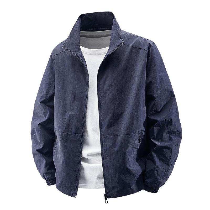 New Spring Men's Casual Jacket Wear-resistant, Comfortable, Soft, Simple and Fashionable Outdoor