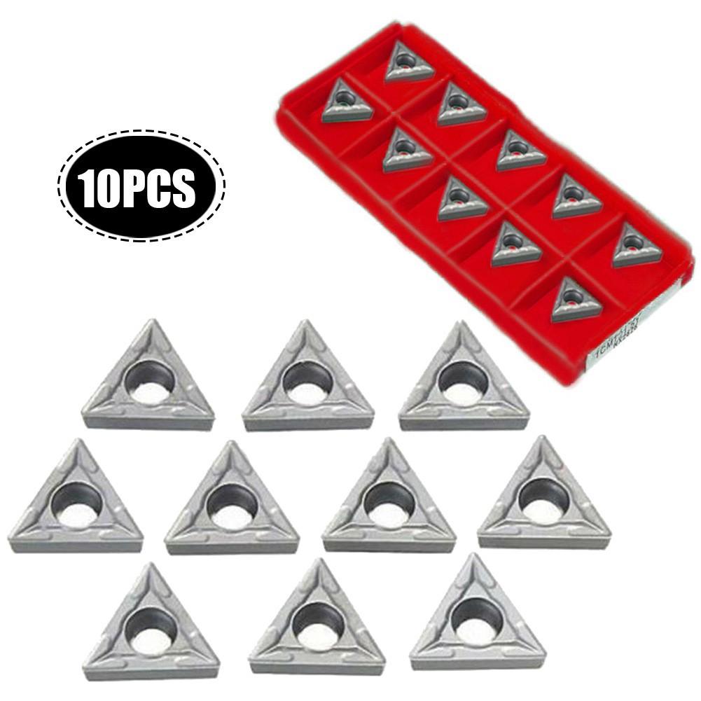 Carbide Inserts Triangular Turning 10pcs CNC Cutter