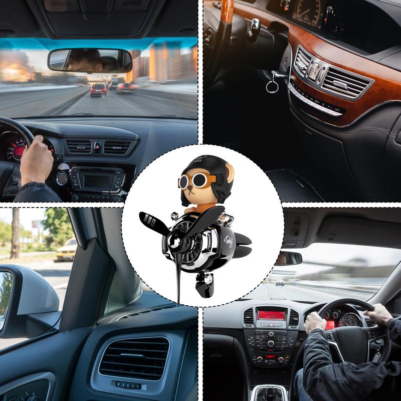 Освежитель воздуха для автомобиля Милый медведь Автомобильный парфюм Аромат Креативное украшение Крутое украшение вентиляционного отверстия Аксессуары для мужчин