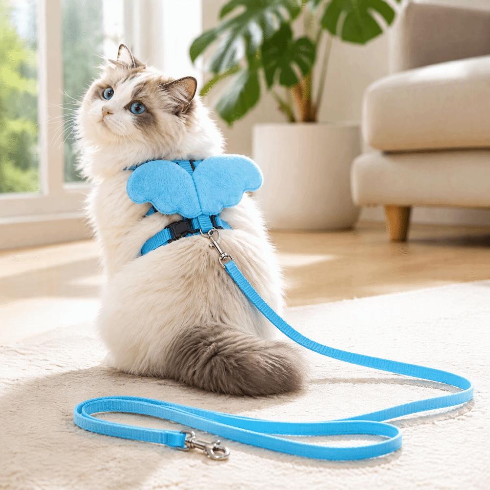 Safety Buckle Design Pet Harness Leash Nylon Webbing Outside Walking Harness Chicken