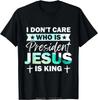 Men's Clothing Christian Jesus Is King Design Crown T-shirt Casual Couple Tshirt Tees Fitness T Shirt