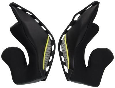 OGK KABUTO AEROBLADE5 Боковые подушечки Dark 570897, Серые, XXL,