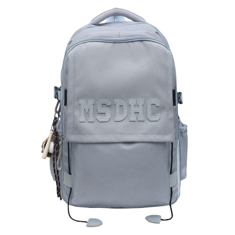 Backpack Men'S Fashion Simple Atmosphere Fashion Trend Couple Backpack High Value Large Capacity Student School Bag Women
