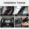 2Pcs 7 Rod Capacity Car Fishing Rod Holder Adjustable Car Fishing Pole Carrier  Rear Seats