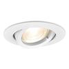 White Round Adjustable Spotlight Holder GU10/GU5.3 IP20